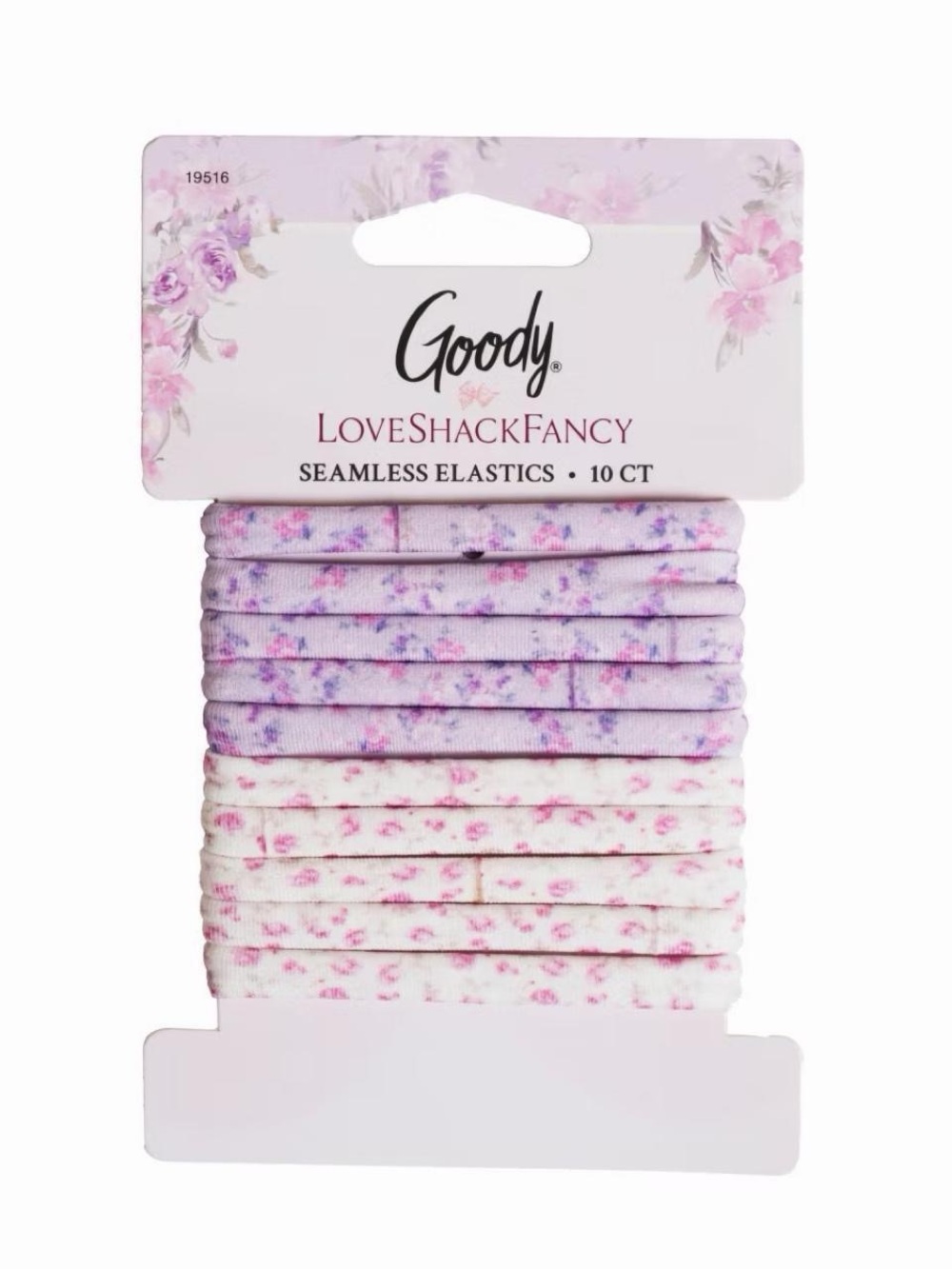 LoveShackFancy x Target – Goody Happy Thoughts Seamless Elastic 10CT Hibiscus